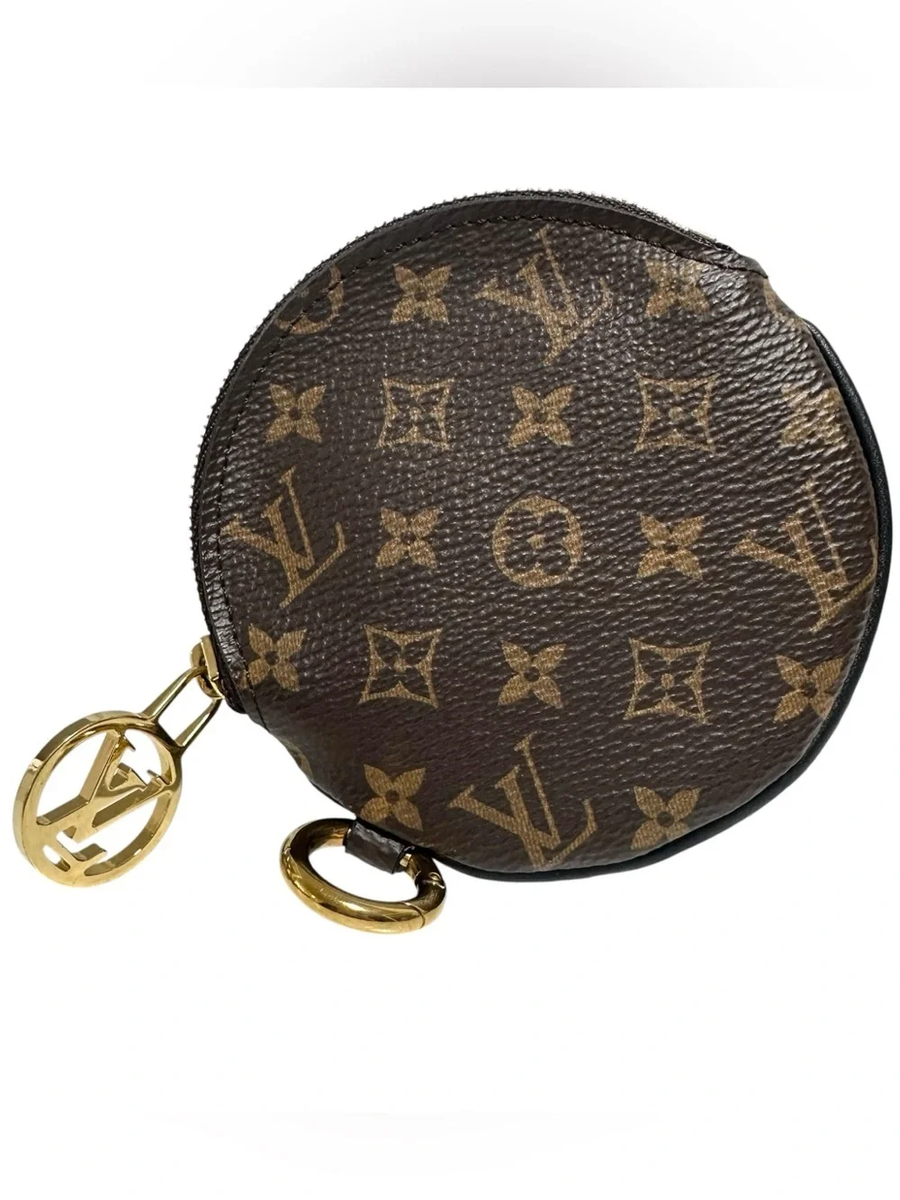 Louis Vuitton Monogram Multi Pochette Accessories Round Coin Purse